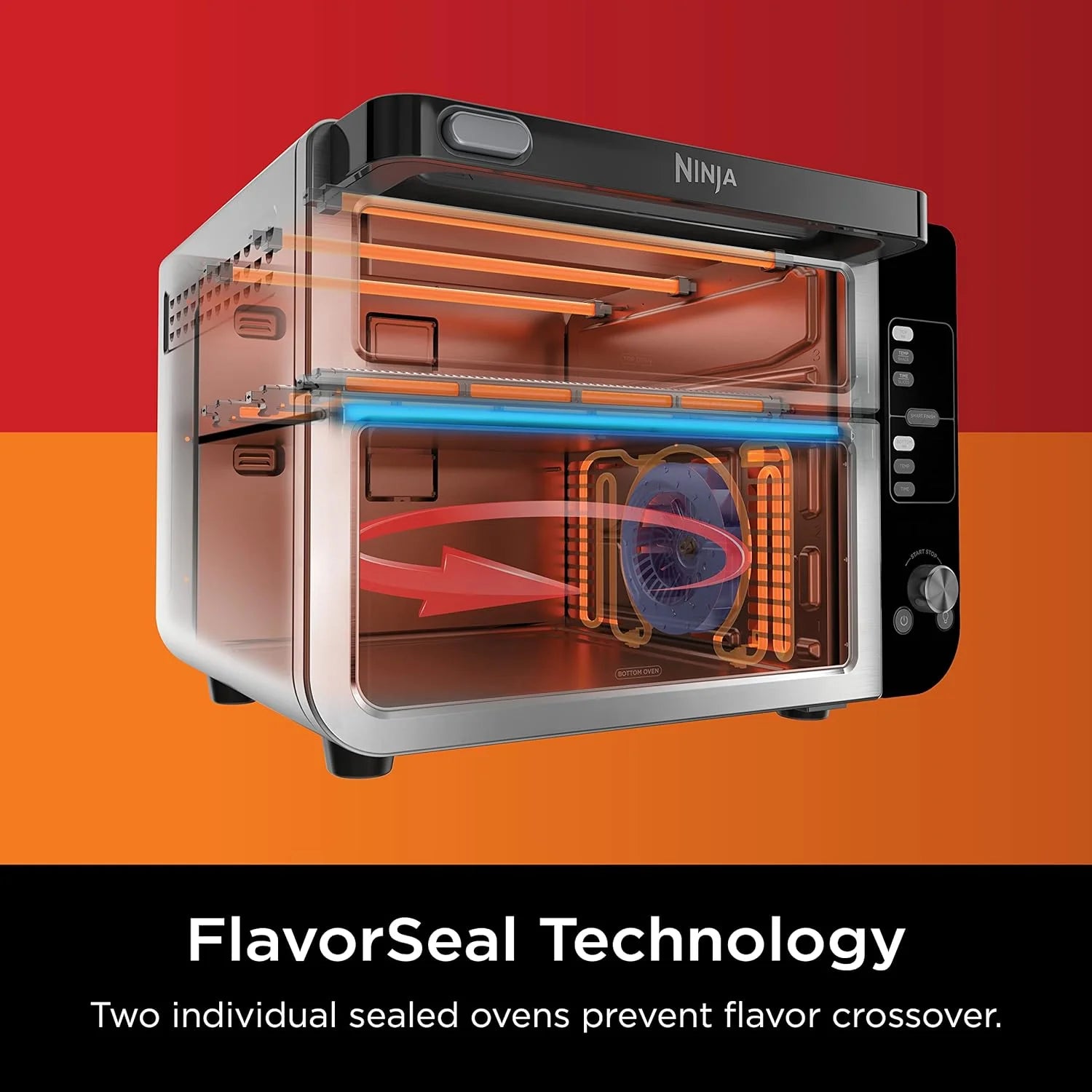 Stainless Steel Double Oven with Air Fry P75350