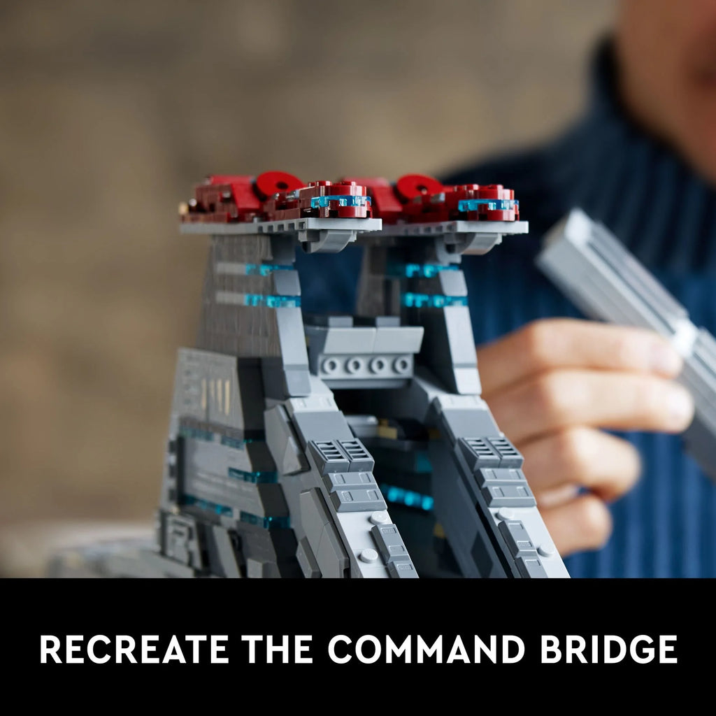 LEGO Star Wars Venator-Class Republic Attack Cruiser Building Set with Captain Rex Minifigure V80367