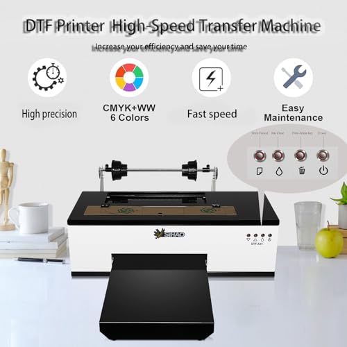 A3 Direct to Film DTF Printer with White Ink Circulation and Auto Cleaning R480
