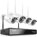 8 Channel 5MP Wireless NVR Security Camera System with 3MP Outdoor WiFi Cameras B901