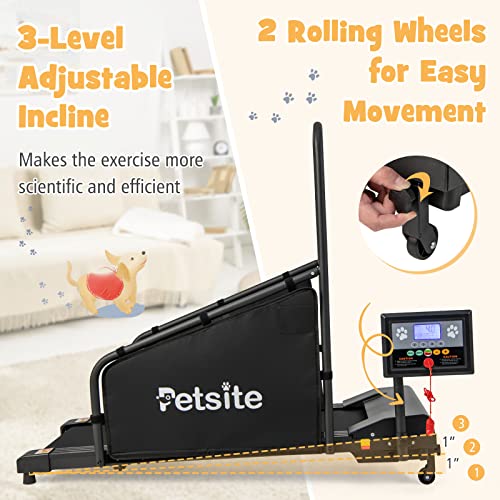Dog Treadmill with LCD Display Screen, 220 LBS K169085