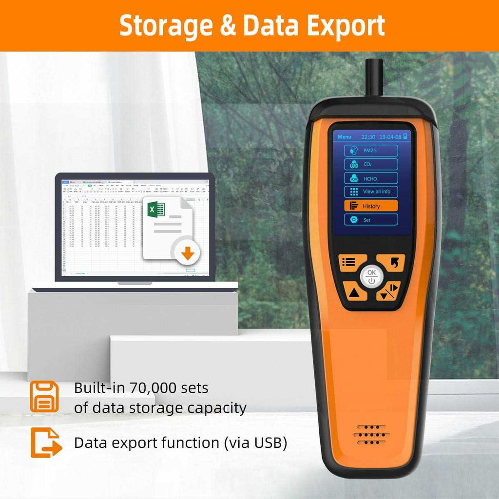 Air Quality Meter for Formaldehyde Pm2.5 PM10 Carbon Dioxide C591385