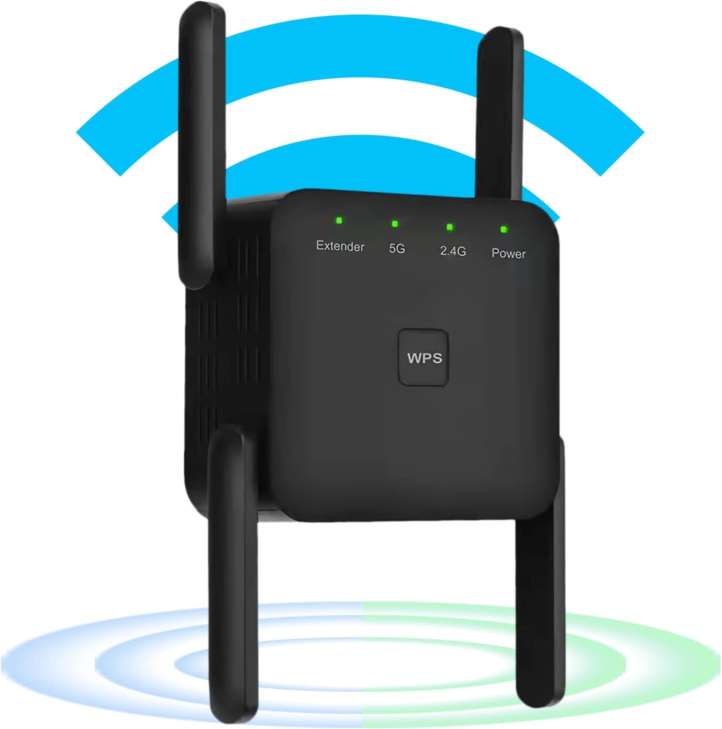 1200Mbps Wall-Through WiFi Range Extender with Ethernet Port, Pack of 2 E139