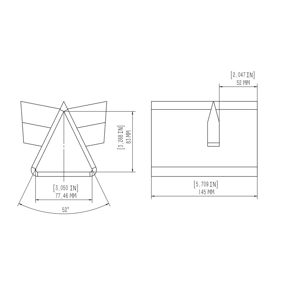 4-Way Cross Wedge Log Splitter O74225