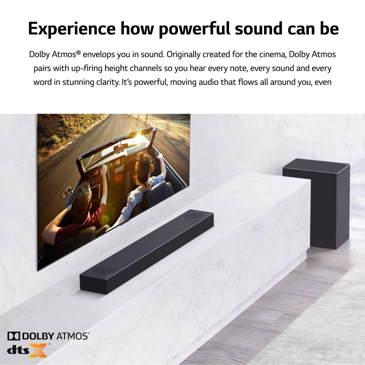 3.1.2 Channel High Res Audio Soundbar with Dolby Atmos P51358