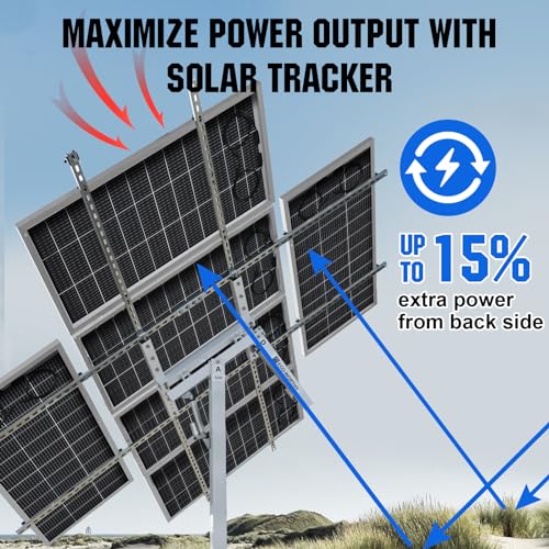 195 Watt 12 Volt Monocrystalline Double-Sided Solar Panel L33598
