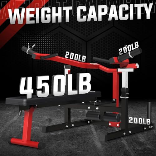 Chest Press Machine with Independent Converging Arms, Adjustable Flat Incline Bench A282711