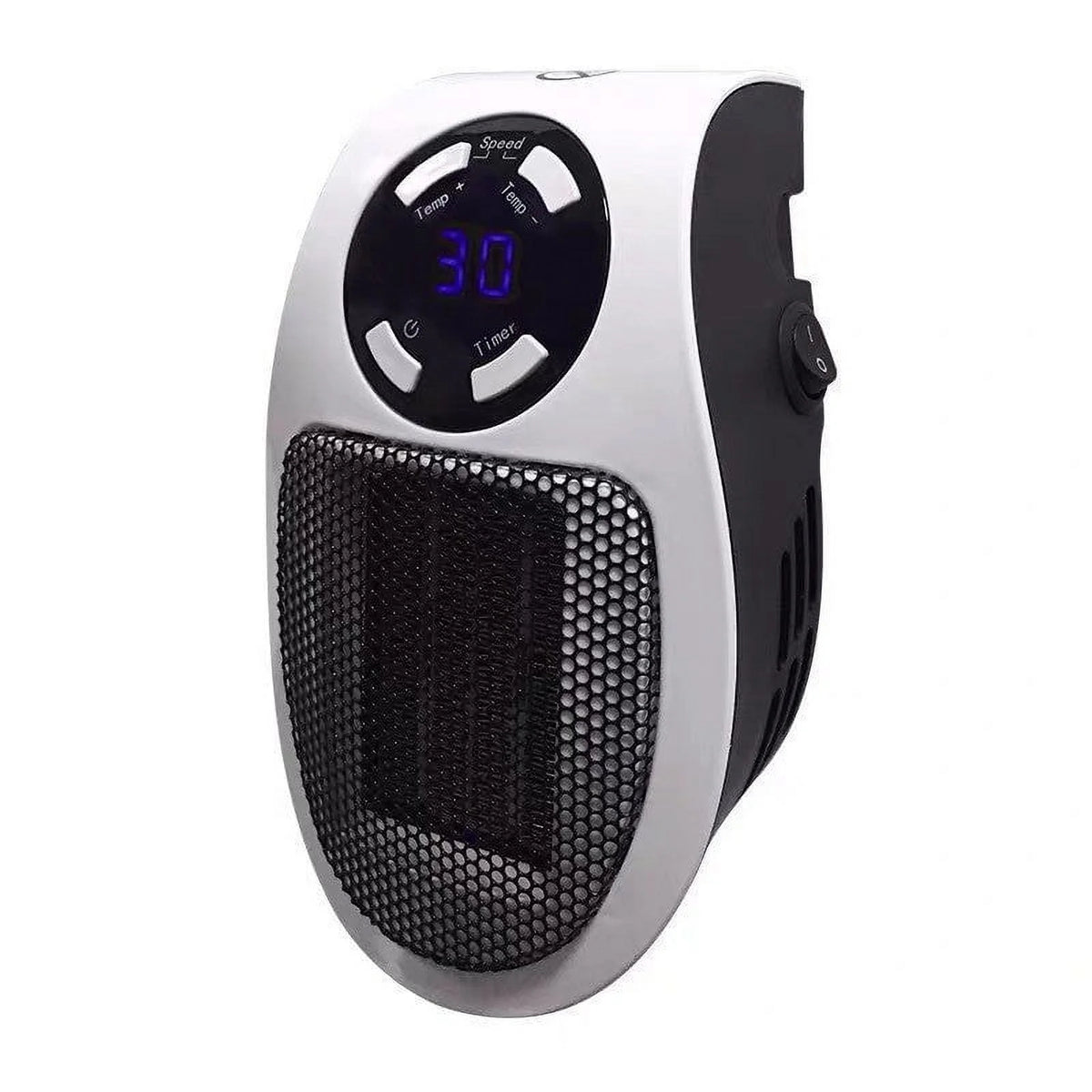 500W Mini Plug-in Wall Heater With Digital Timer T8525