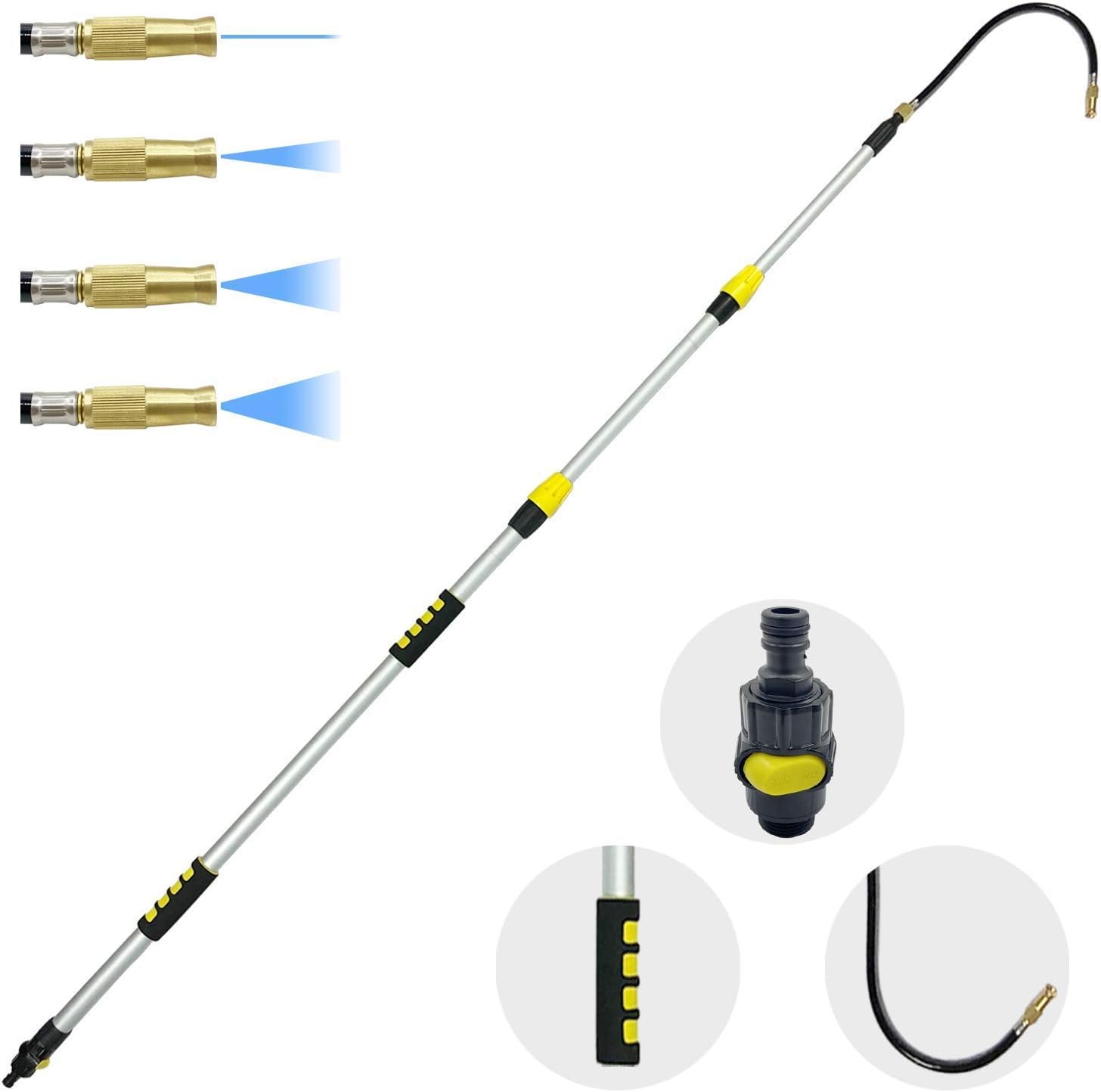 12FT Telescoping Gutter Cleaning Wand Kit Pack of 2 T5237