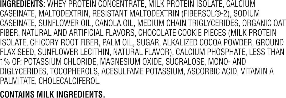 Cookies 'n Crème Protein Powder, 4.94 Pound, 32 Servings B158188
