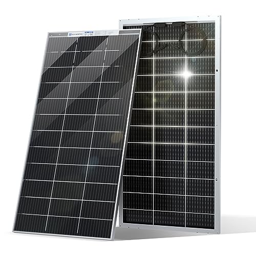 195 Watt 12 Volt Monocrystalline Double-Sided Solar Panel L33598
