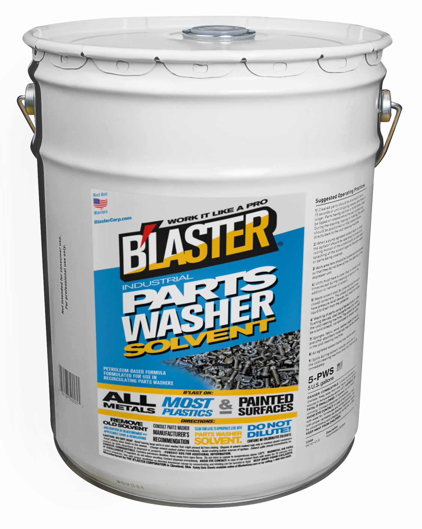 5-Gallon Parts Wash Solvent B8174