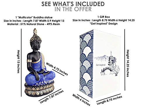 12.5" Buddha Statue Z7098