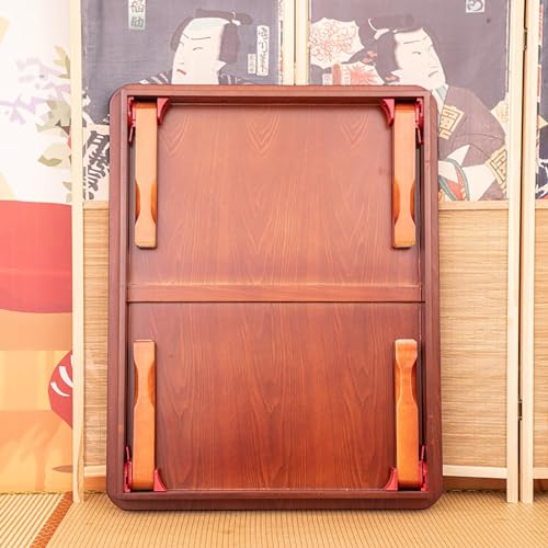 Folding Square Solid Wood Coffee Table (60cm) D74853