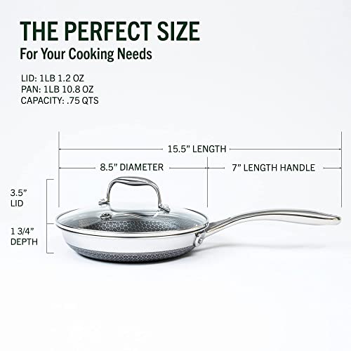 10 Inch Hybrid Stainless Steel Frying Pan Z663