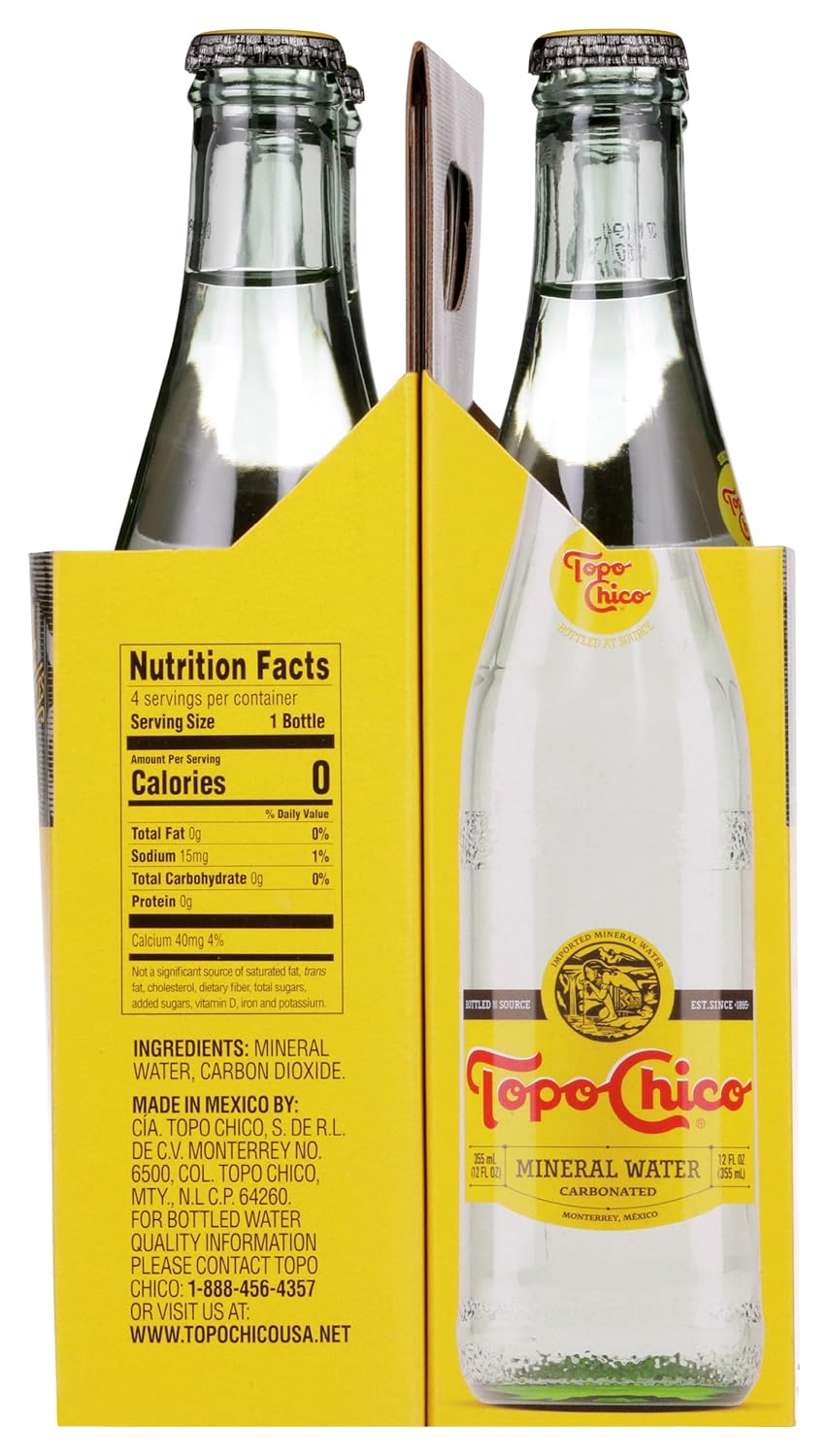 4 Pack Mineral Water, 48 Fluid Ounces (Pack Of 6) O432314
