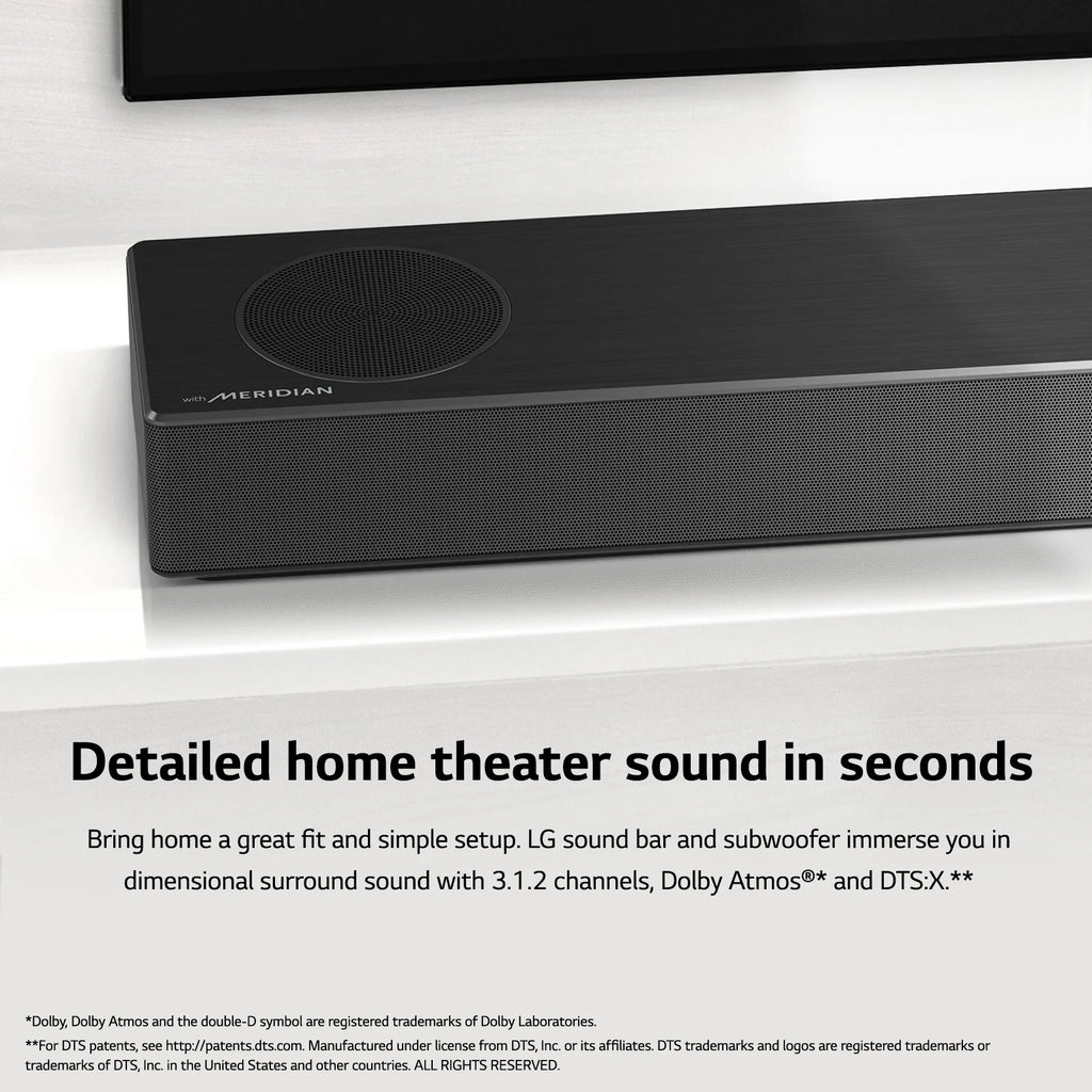 3.1.2 Channel High Res Audio Soundbar with Dolby Atmos P51358