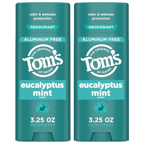 Unscented Natural Deodorant, Aluminum Free, 3.25 oz, 2-Pack D89240