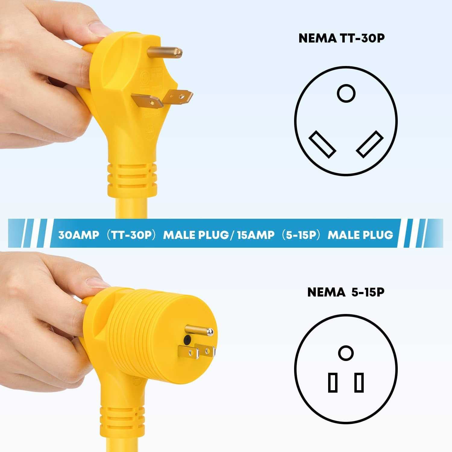 30 Amp 4 Prong Generator Cord H16168
