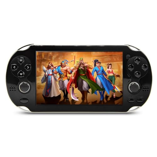 Handheld Game Console 4.3 inch Double Joystick 8GB 2200 Retro Game Portable Black H7363