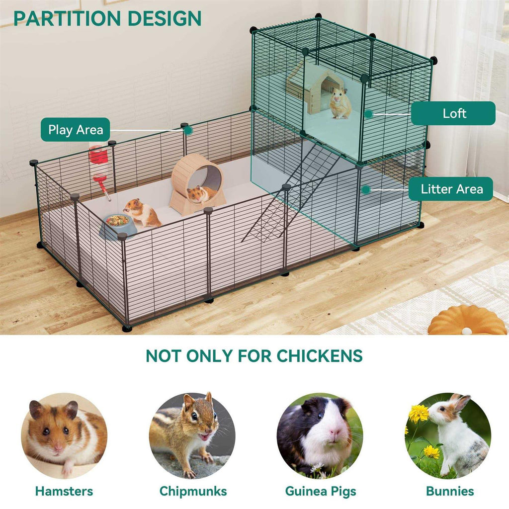Guinea Pig Cage with Waterproof Plastic Liner I44223