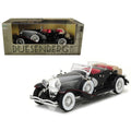 Black and Silver 1/18 Diecast Model Car H490