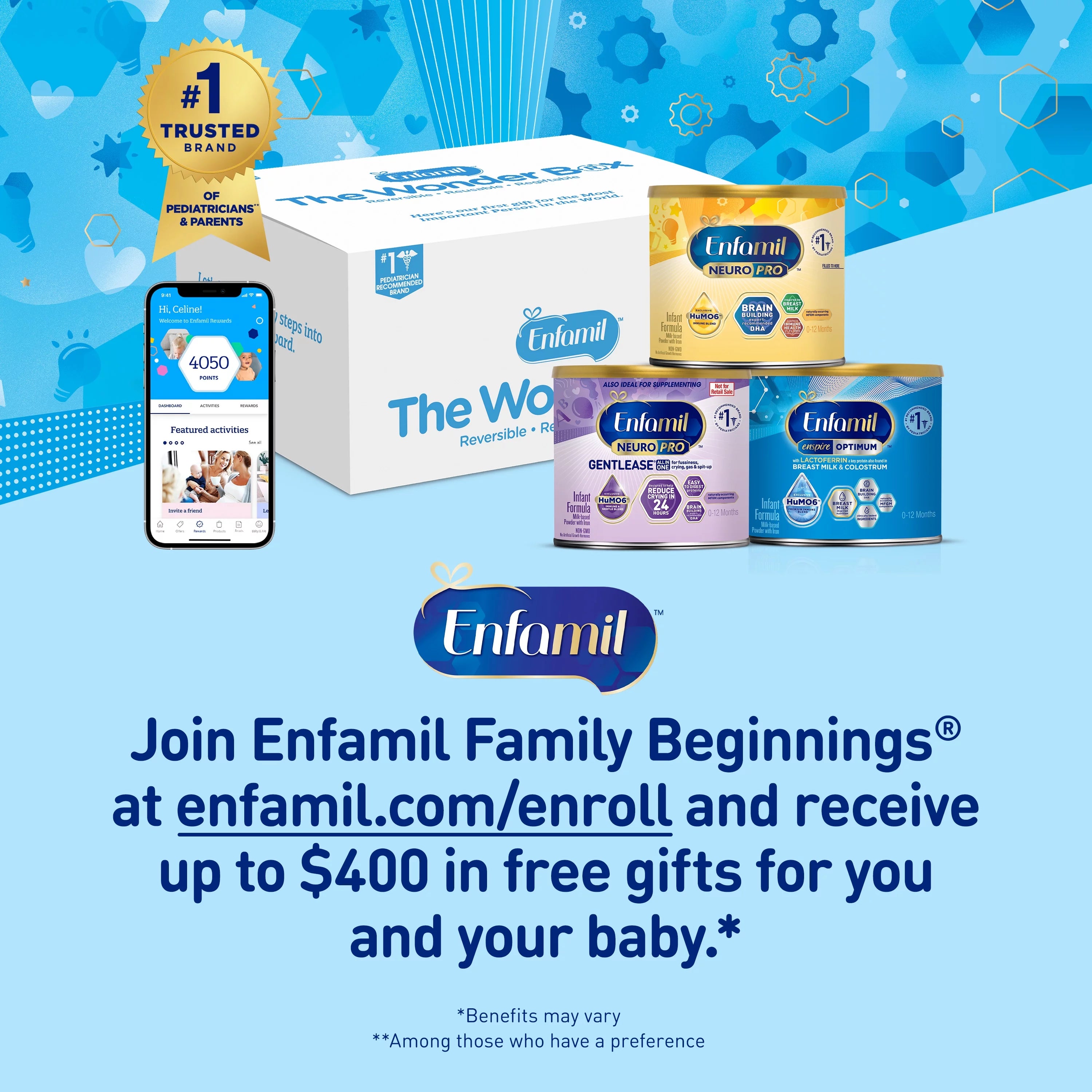 Baby Formula Refill Box 30.4 Oz Q80355