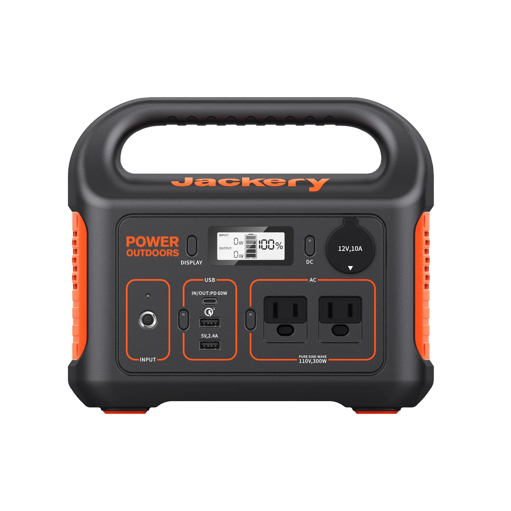 Portable Power Station with Automobile Battery Charging Cable E192245