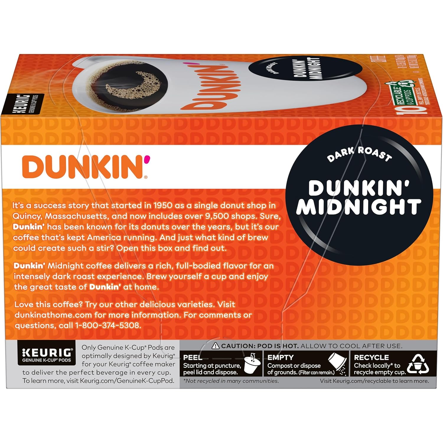 Dark Roast Coffee, 60 K-Cup Pods D6671