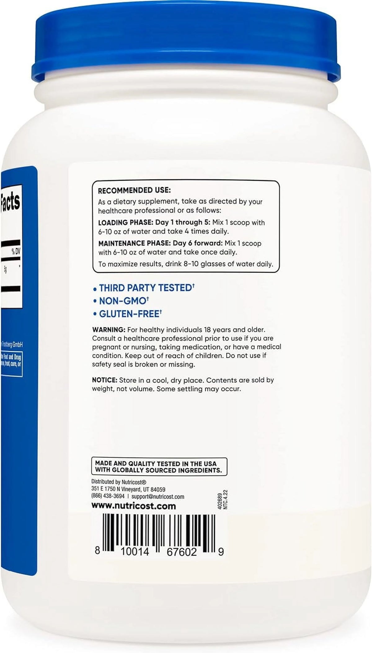 Creatine Monohydrate 1KG E1244