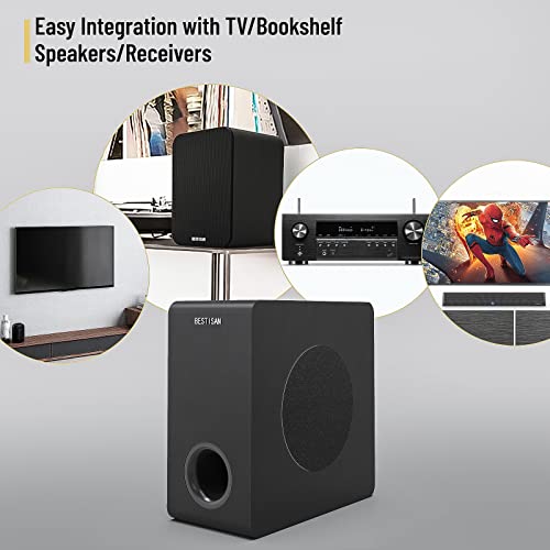 6.5" Active Powered Subwoofer in Black Y8348