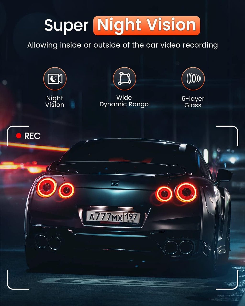 2.5K Car Dash Cam with Night Vision X963157