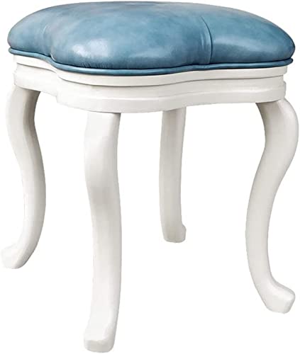 Upholstered Solid Wood Vanity Stool M2976