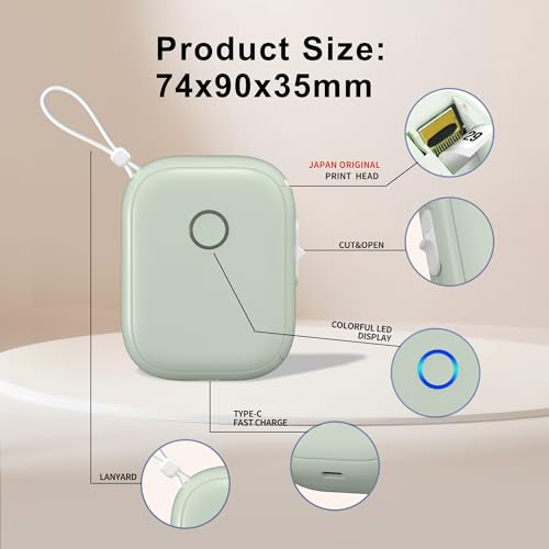 Mini Bluetooth Thermal Label Printer E5933