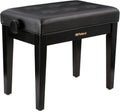 Satin Black Piano Bench V768098