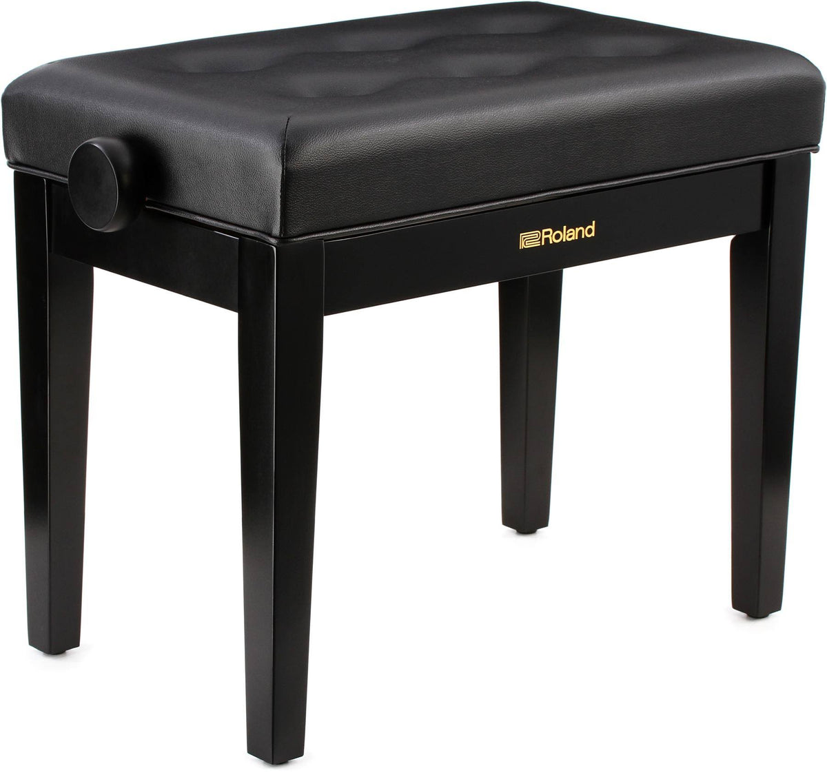 Satin Black Piano Bench V768098