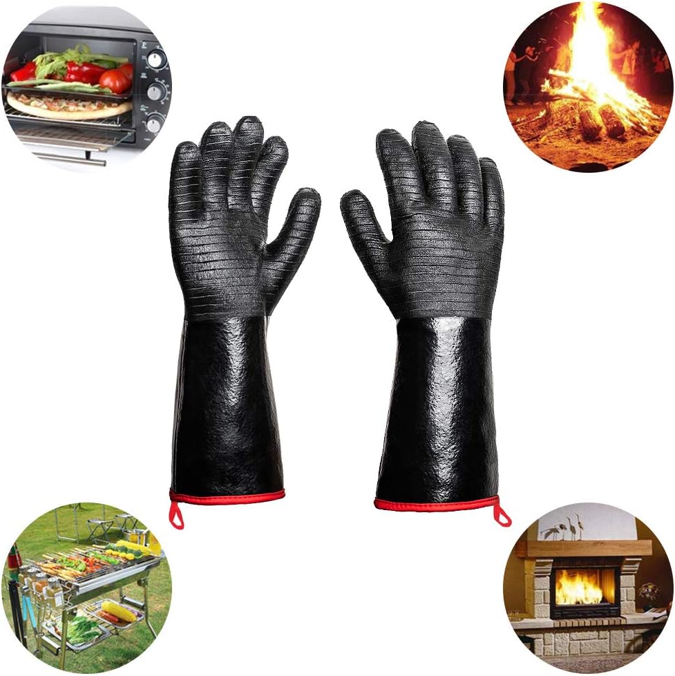 Extreme Heat Resistant Waterproof Long Sleeve Neoprene Coating Gloves 14-Inch U375