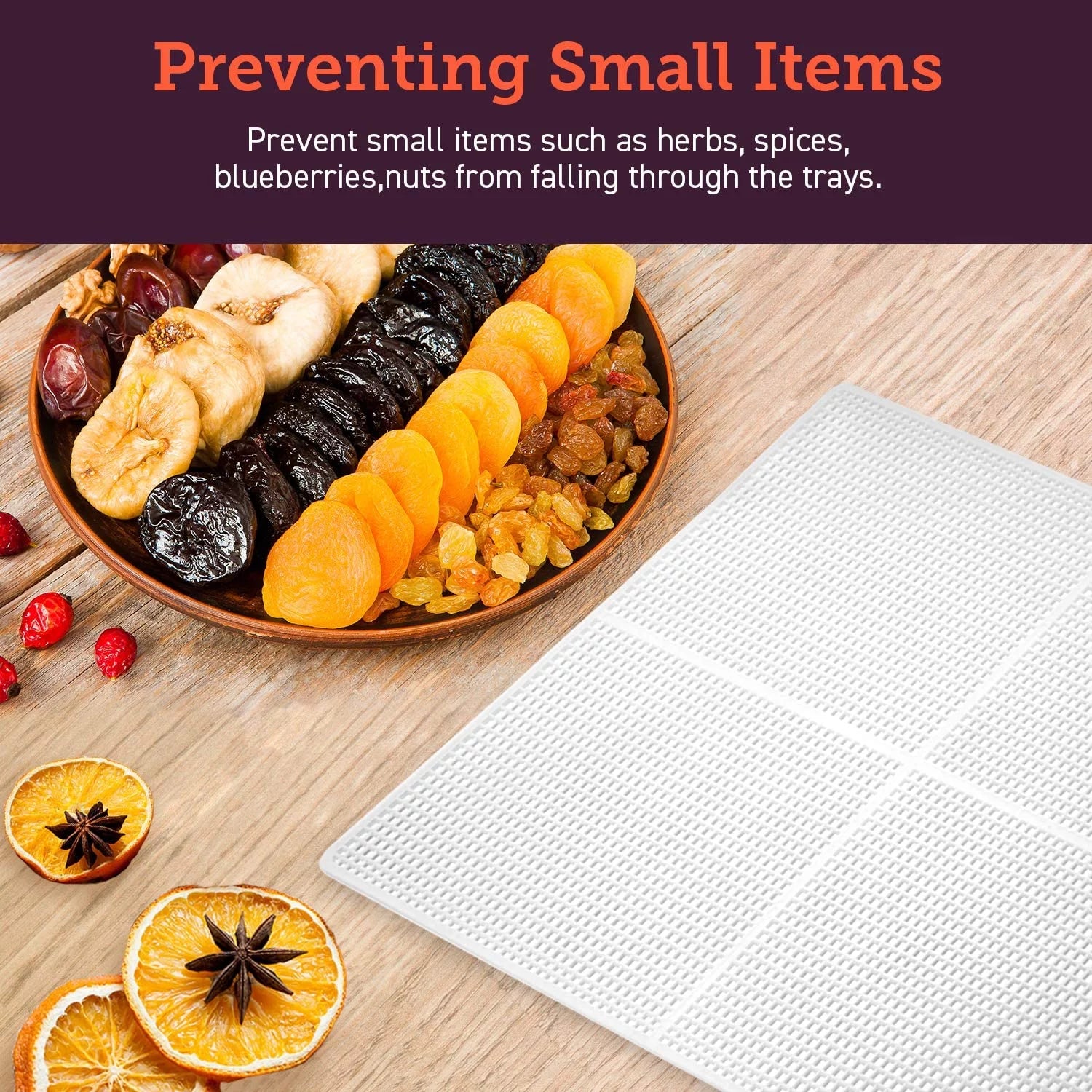 6 Stainless Steel Trays Food Dehydrator with Digital Timer and Temperature Control C201262