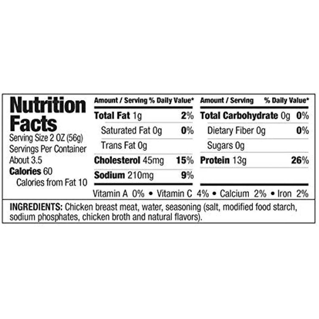 Chicken Breast, 12.5 oz - 6 count (Pack of 2) total 12 count C8050
