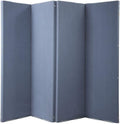 Blue 8 x 6.6 Folding Partition Panel Room Divider V354960