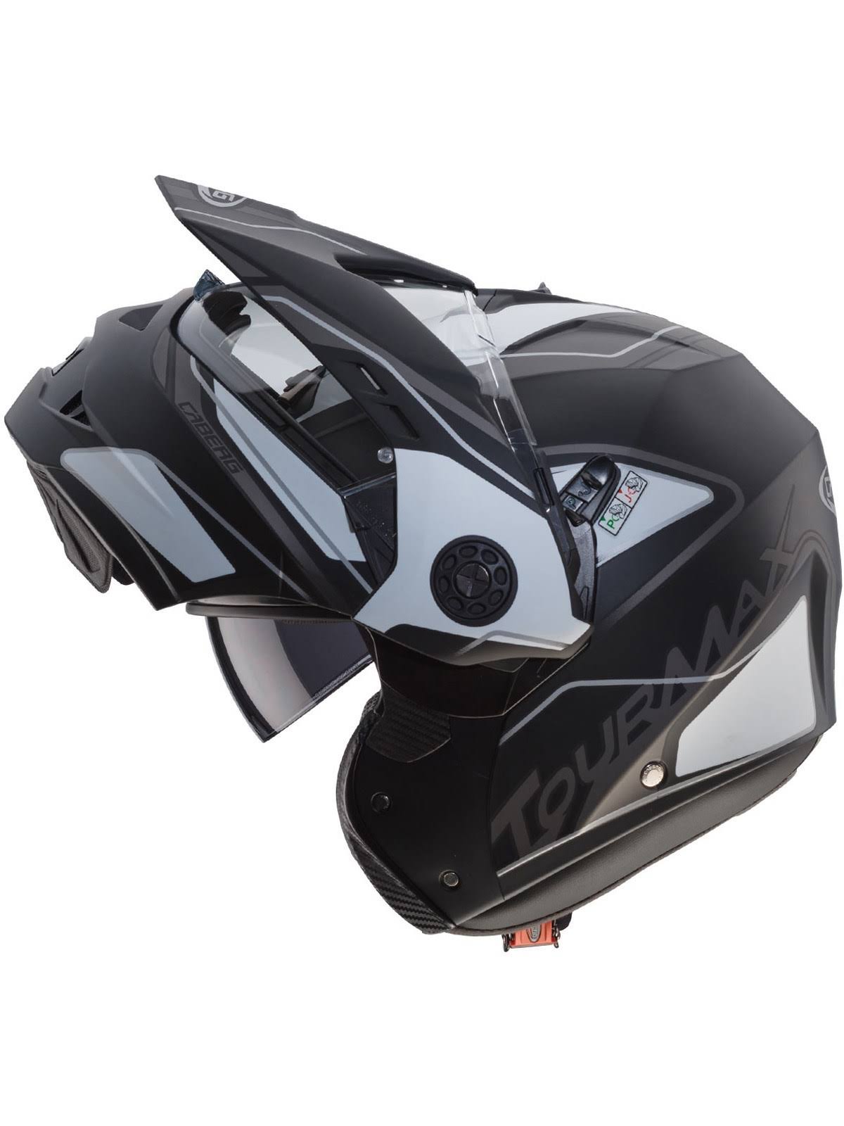 Black Tourmax Motorcycle Helmet F780860