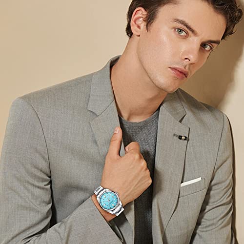 Waterproof Stainless Steel Analog Chronograph Watch E6557