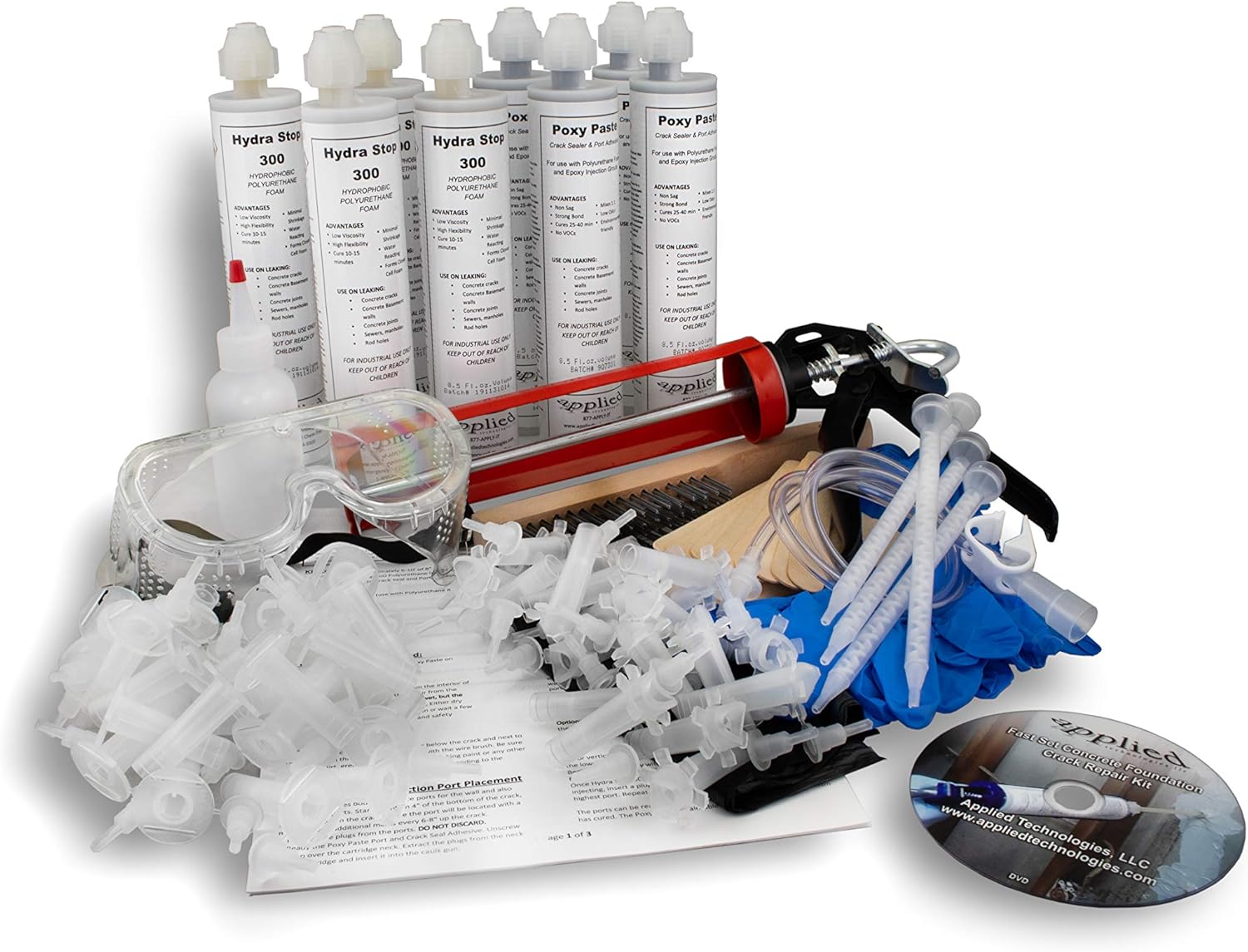 Concrete Foundation Crack Leak Repair Kit T15805