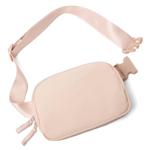 Lavender Belt Bag Fanny Pack Crossbody Bags with Initial Letter Patch K98870