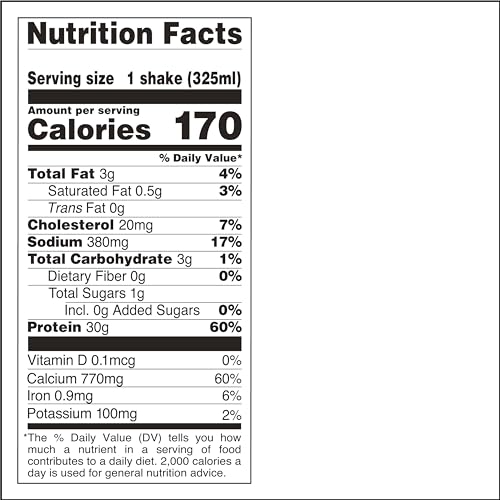 11 fl.oz 4 Count (Pack of 3) Salted Caramel Protein Shake X892