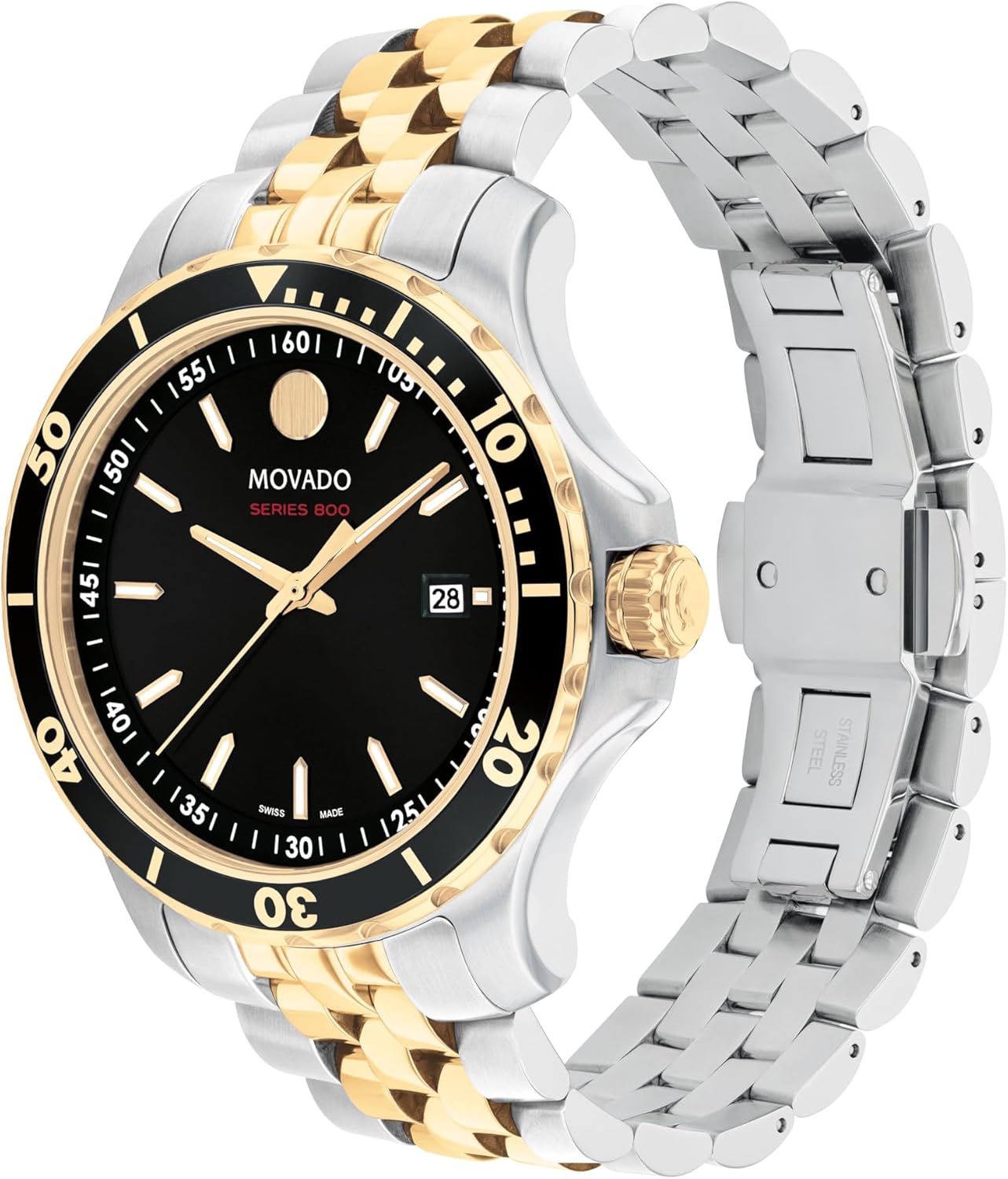 Swiss Quartz Stainless Steel Sport Watch 42mm T562823