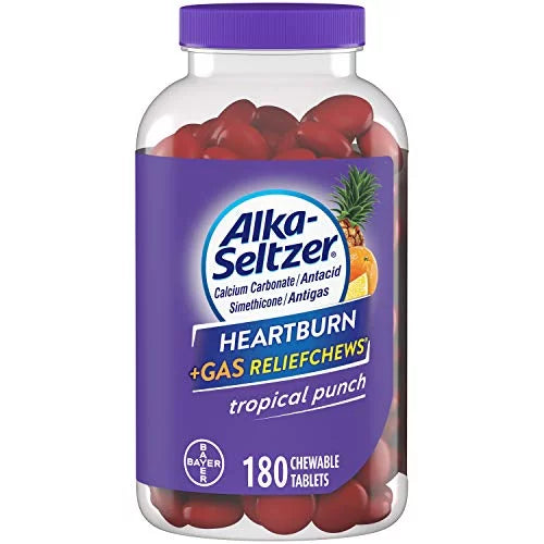 180 Count Antacid Tablets for Heartburn and Gas Relief I318991