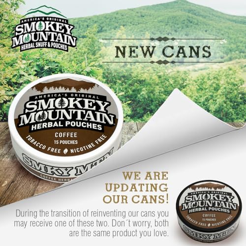 Nicotine-Free Tobacco-Free 5 Cans 15 Energy Pouches Per Can T464