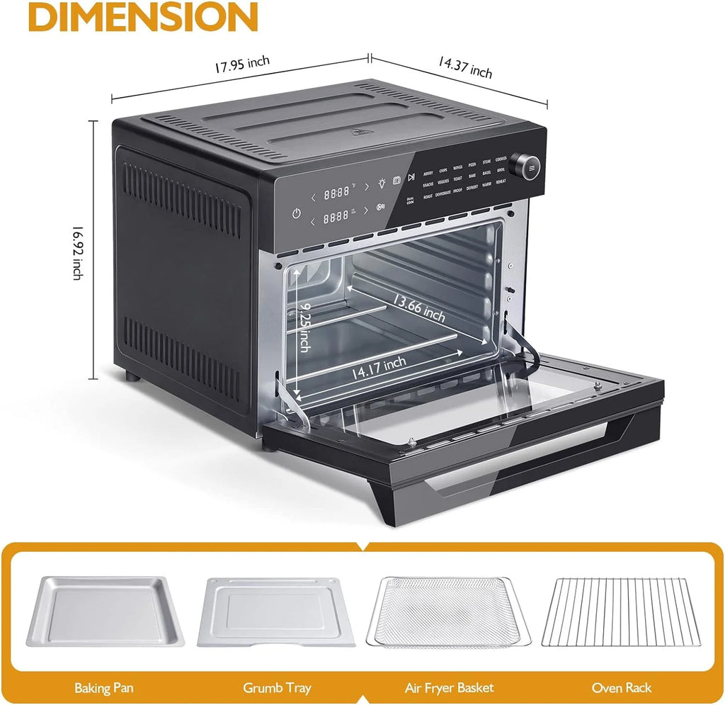 32QT 30L Large Countertop Convection Toaster Oven P6184