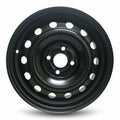 15 Inch Black Steel Rim W5485